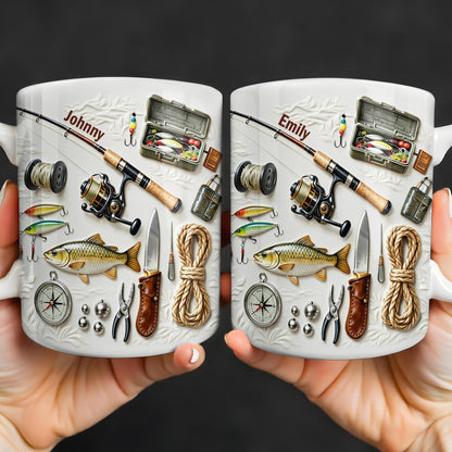 Personalize Your Fishing Passion With Tackle Box And Fish Design