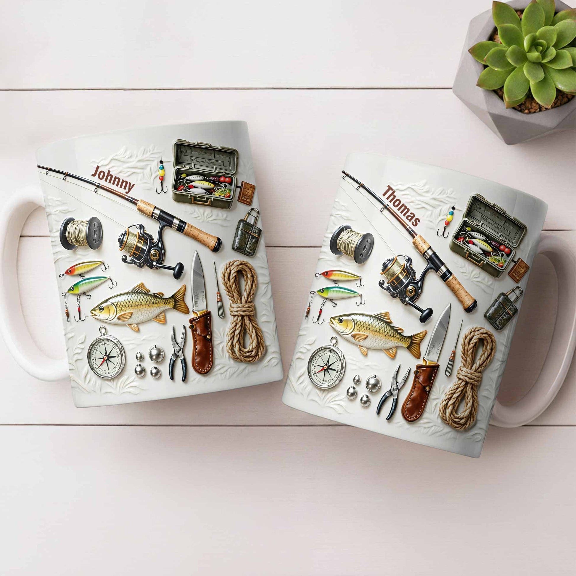 Personalize Your Fishing Passion With Tackle Box And Fish Design