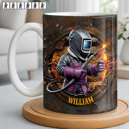 Customize Your Unique Welder Coffee Mug