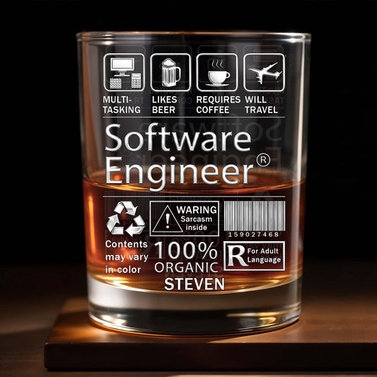 Multi-Tasking Software Engineer With Beer Coffee And Travel Icons