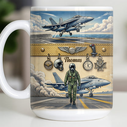 Customizable Military Pilot And Jets Theme