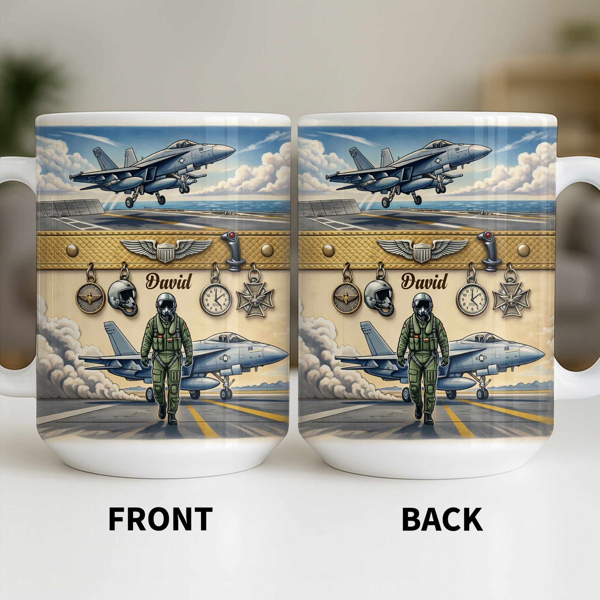 Customizable Military Pilot And Jets Theme