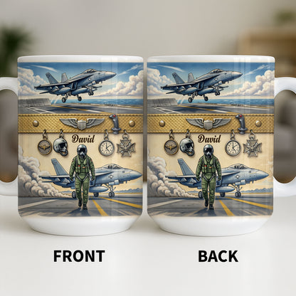 Customizable Military Pilot And Jets Theme