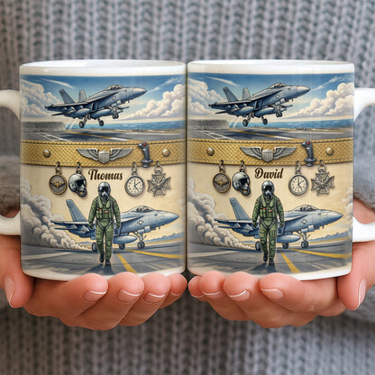 Customizable Military Pilot And Jets Theme