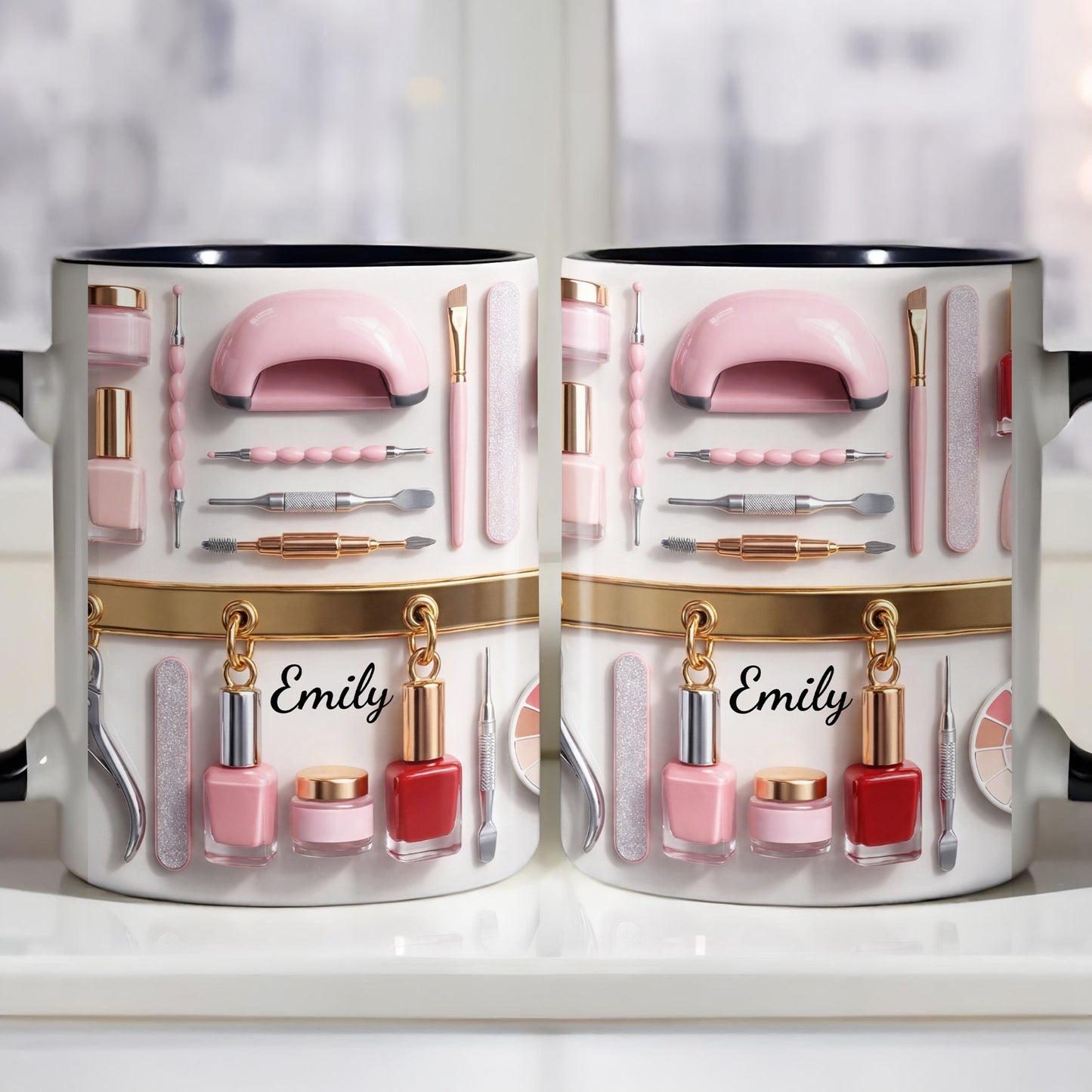 Stay Fabulous Beauty Tools and Nail Polish Art Design