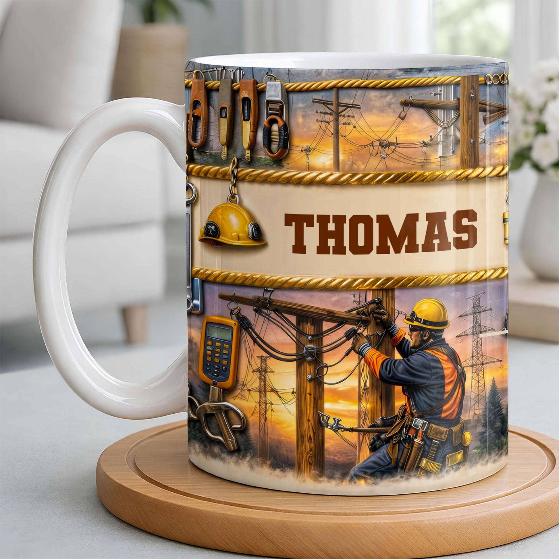 Celebrate The Hardworking Lineman, Utility Pole Design