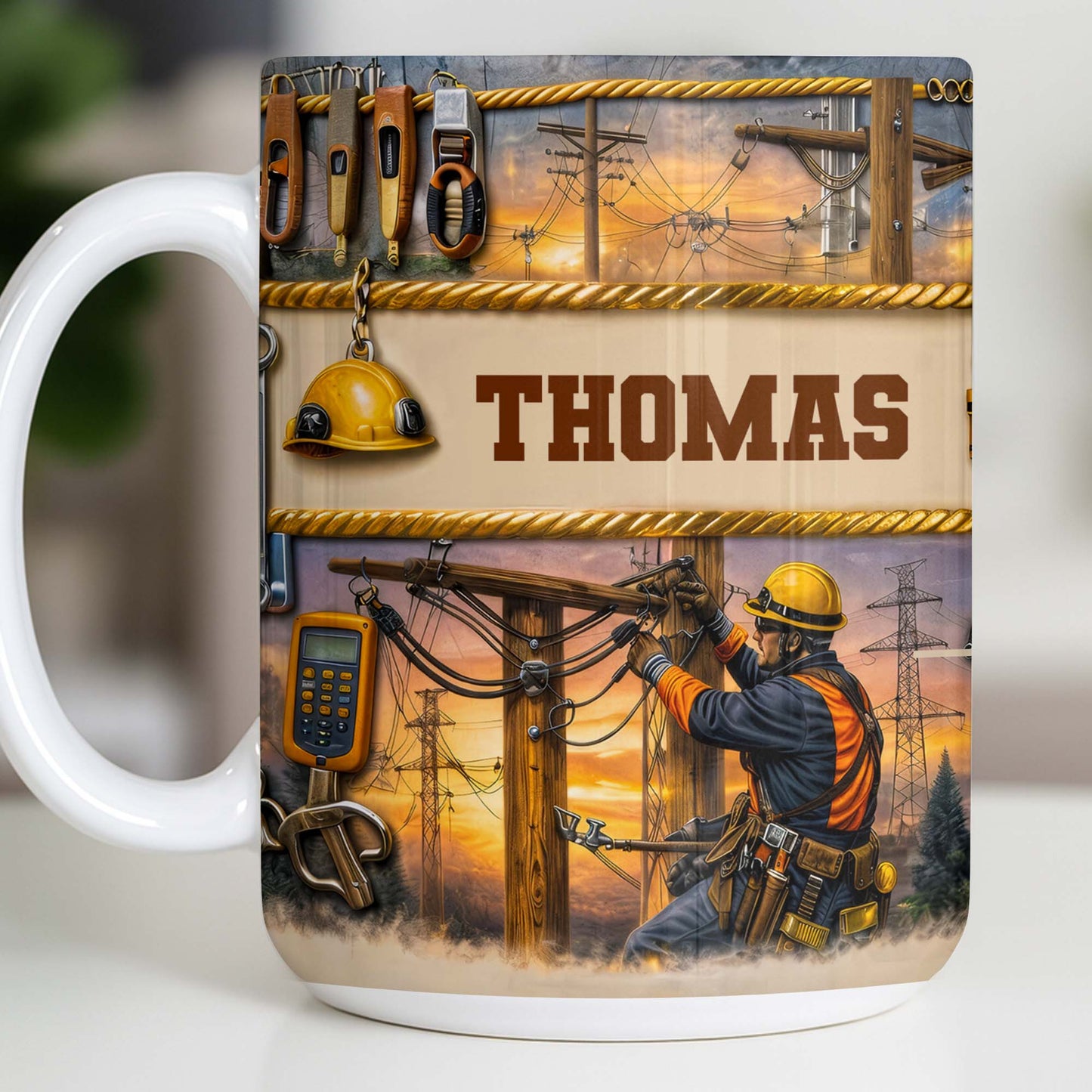 Celebrate The Hardworking Lineman, Utility Pole Design