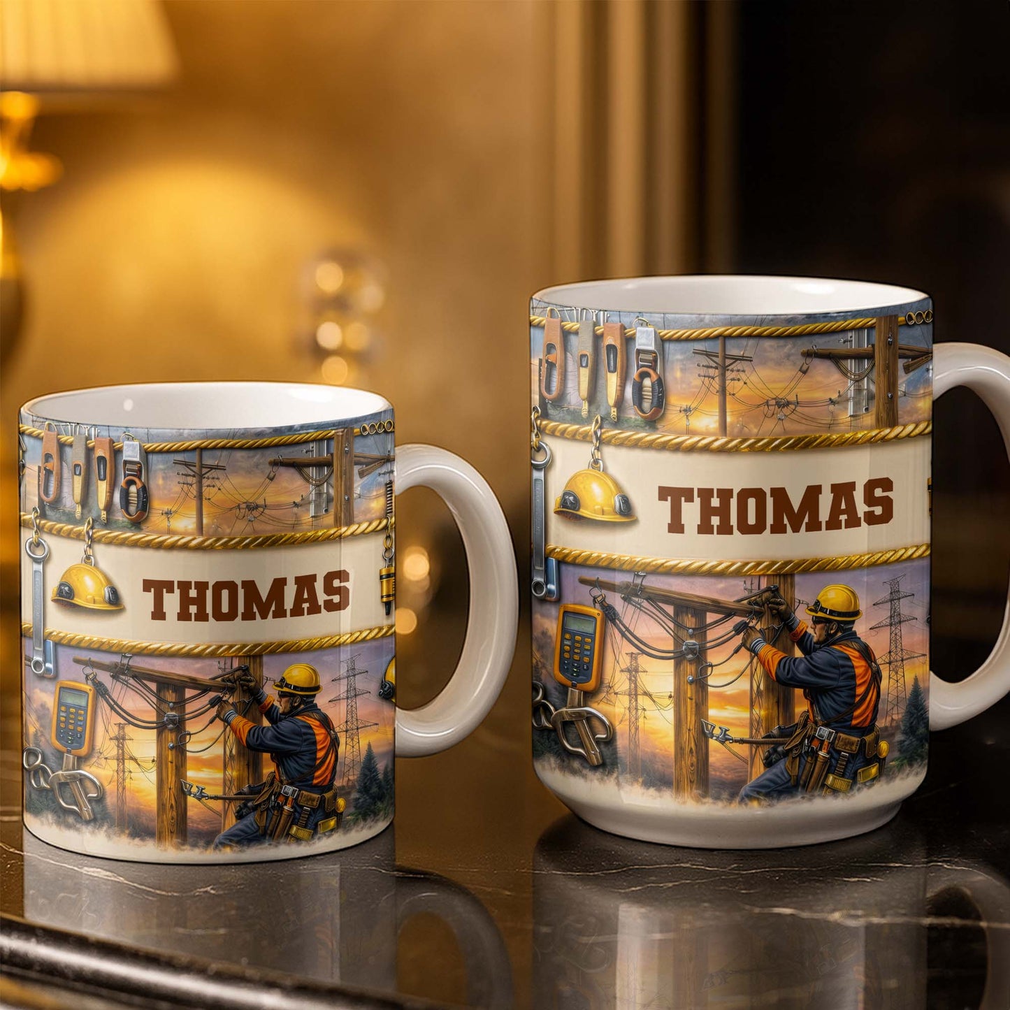 Celebrate The Hardworking Lineman, Utility Pole Design