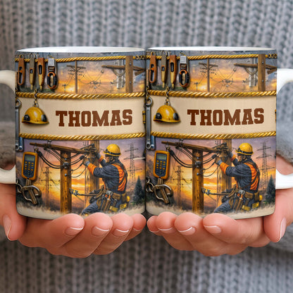 Celebrate The Hardworking Lineman, Utility Pole Design