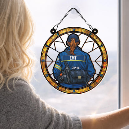 Custom EMT Suncatcher With Medical Gear