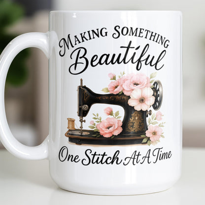 Making Something Beautiful One Stitch At A Time With Sewing Machine