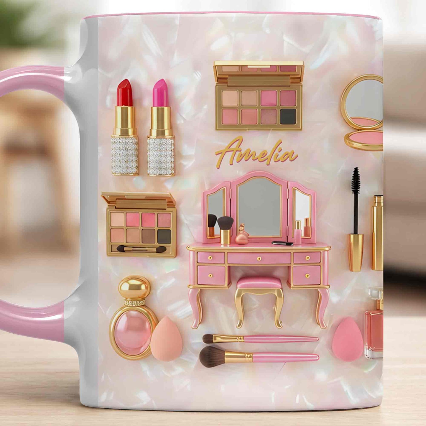 Stay Fabulous And Glamorous Makeup Vanity Accessories Design