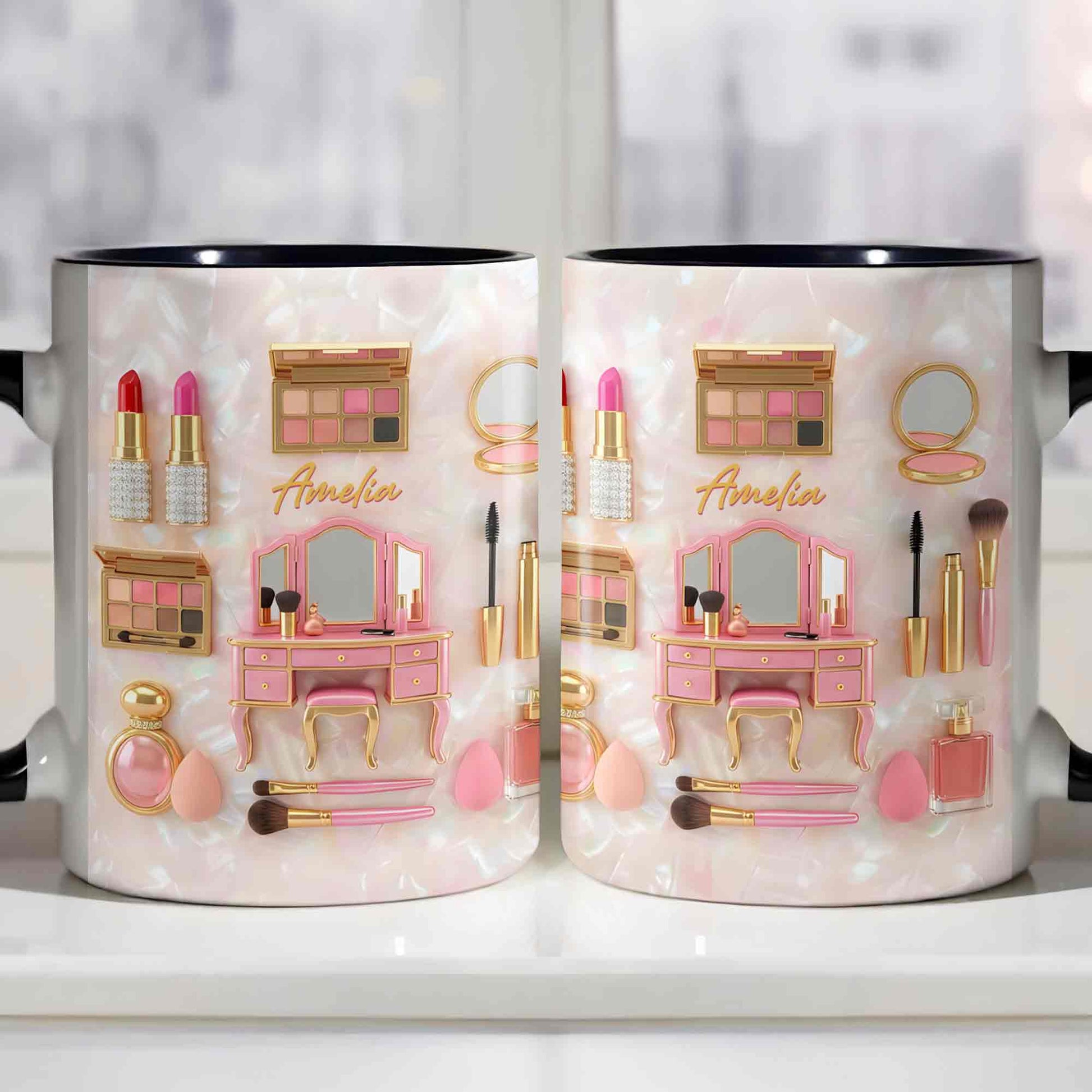 Stay Fabulous And Glamorous Makeup Vanity Accessories Design