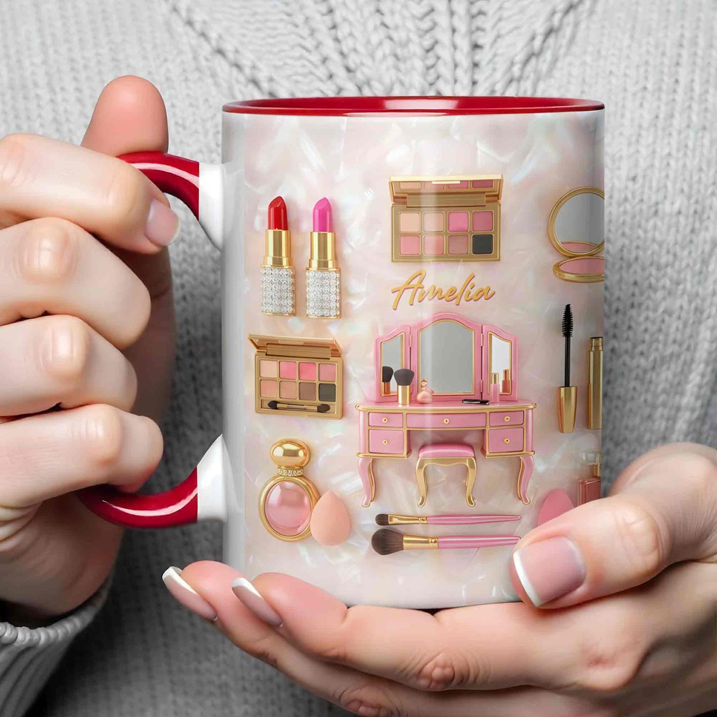 Stay Fabulous And Glamorous Makeup Vanity Accessories Design