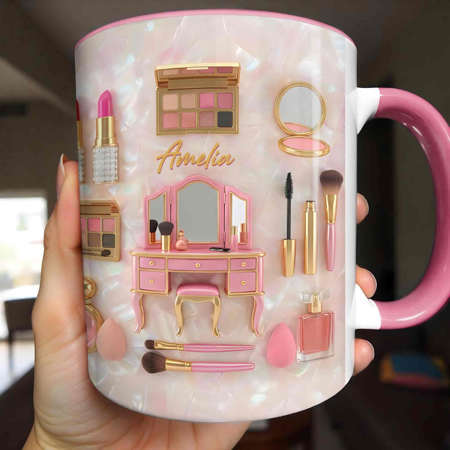 Stay Fabulous And Glamorous Makeup Vanity Accessories Design