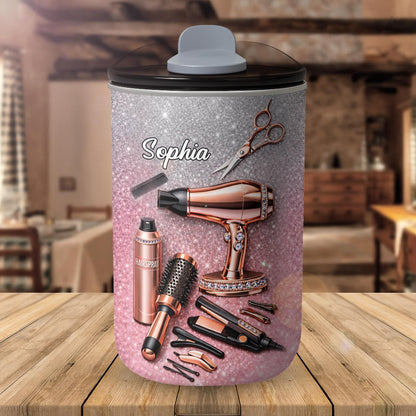 Professional Hairstylist Tools And Accessories Rose Gold Glitter