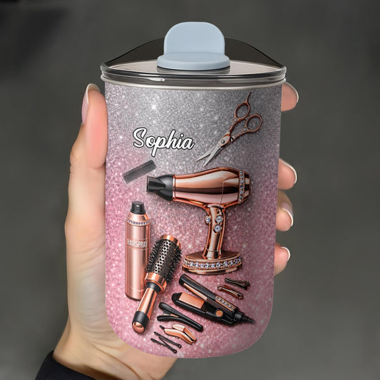 Professional Hairstylist Tools And Accessories Rose Gold Glitter