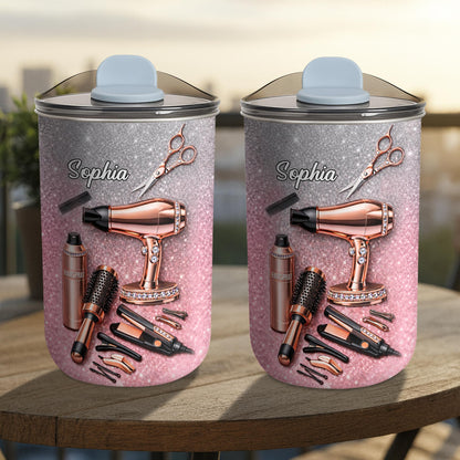 Professional Hairstylist Tools And Accessories Rose Gold Glitter