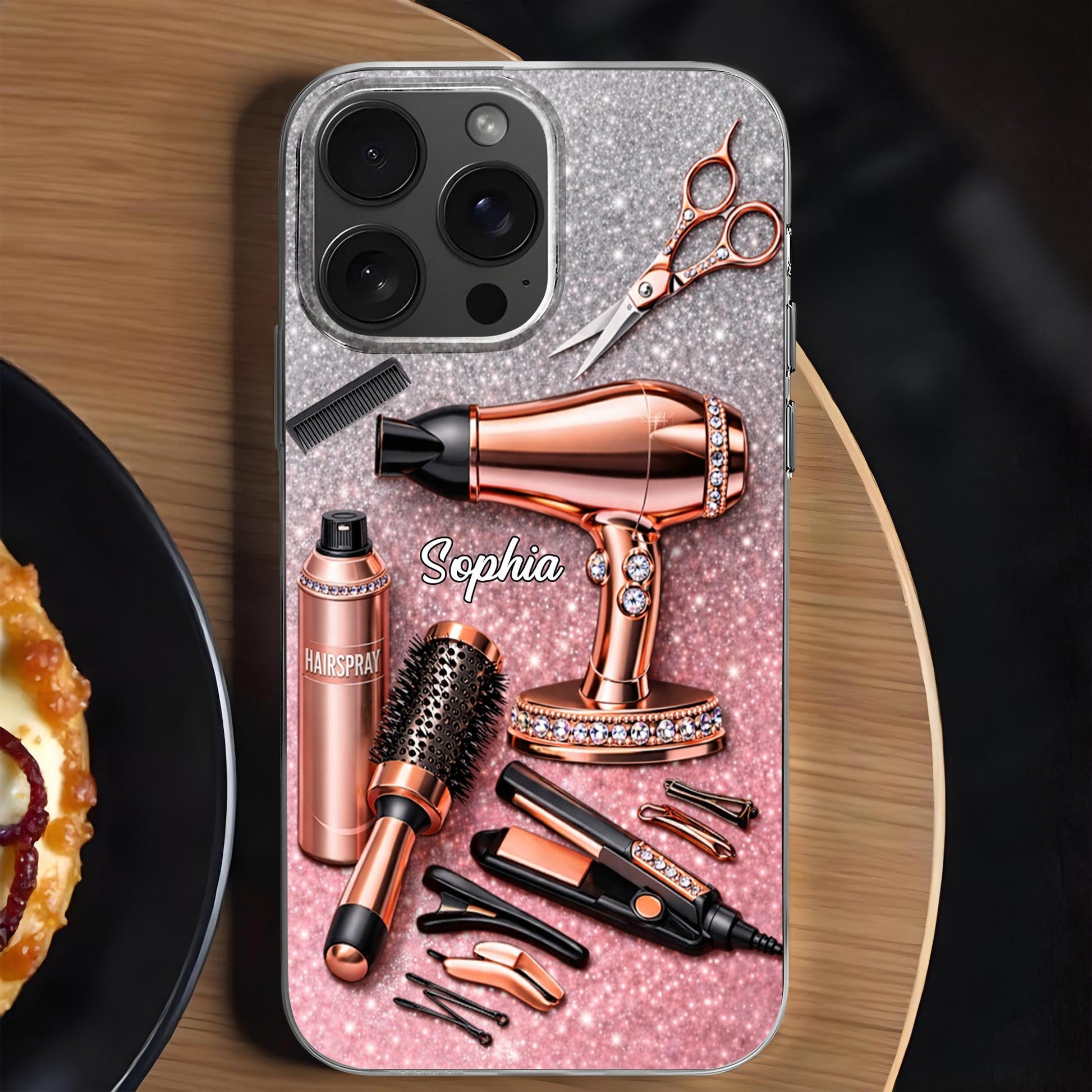 Stylish Hair Styling Tools Phone Case