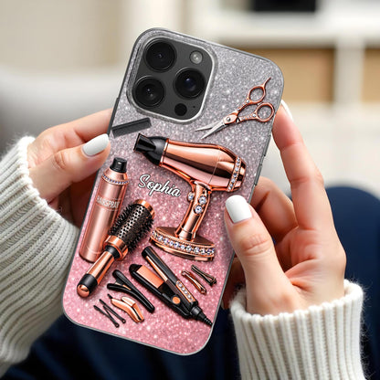 Stylish Hair Styling Tools Phone Case