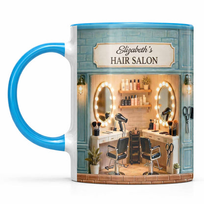 My Hair Salon Design With Barber Chairs And Mirrors