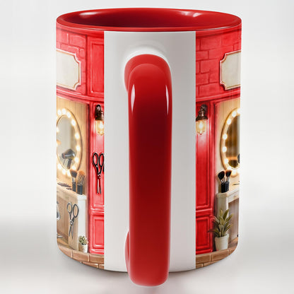 My Hair Salon Design With Barber Chairs And Mirrors