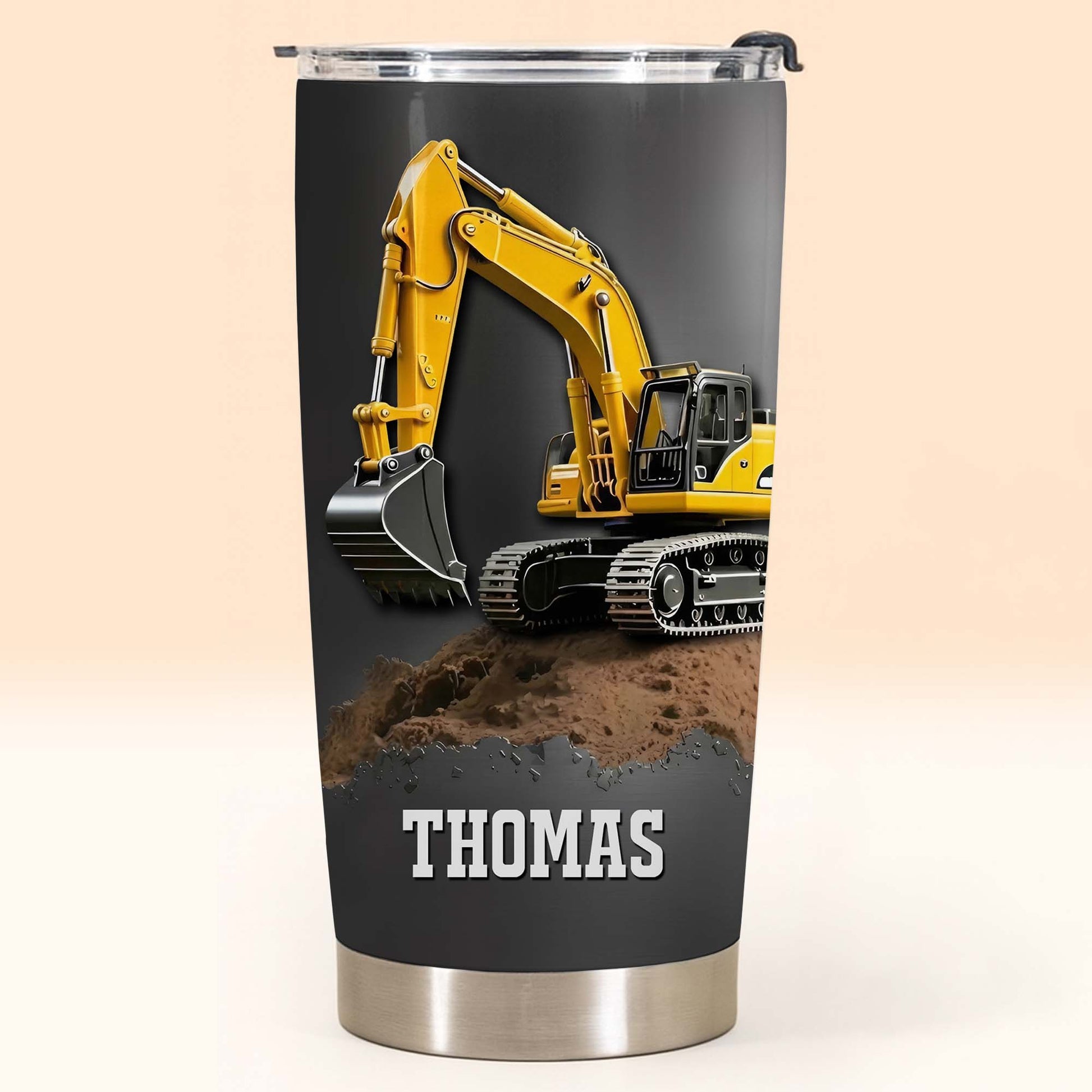Excavator Construction Tumbler