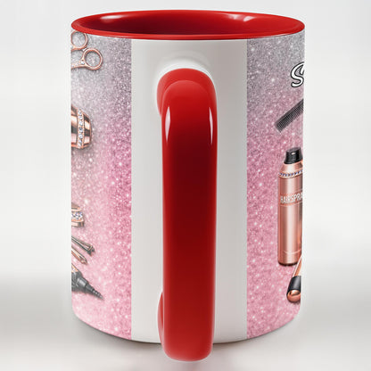 Stylist Tools and Sparkles Hair Dryer Scissors and Flat Iron