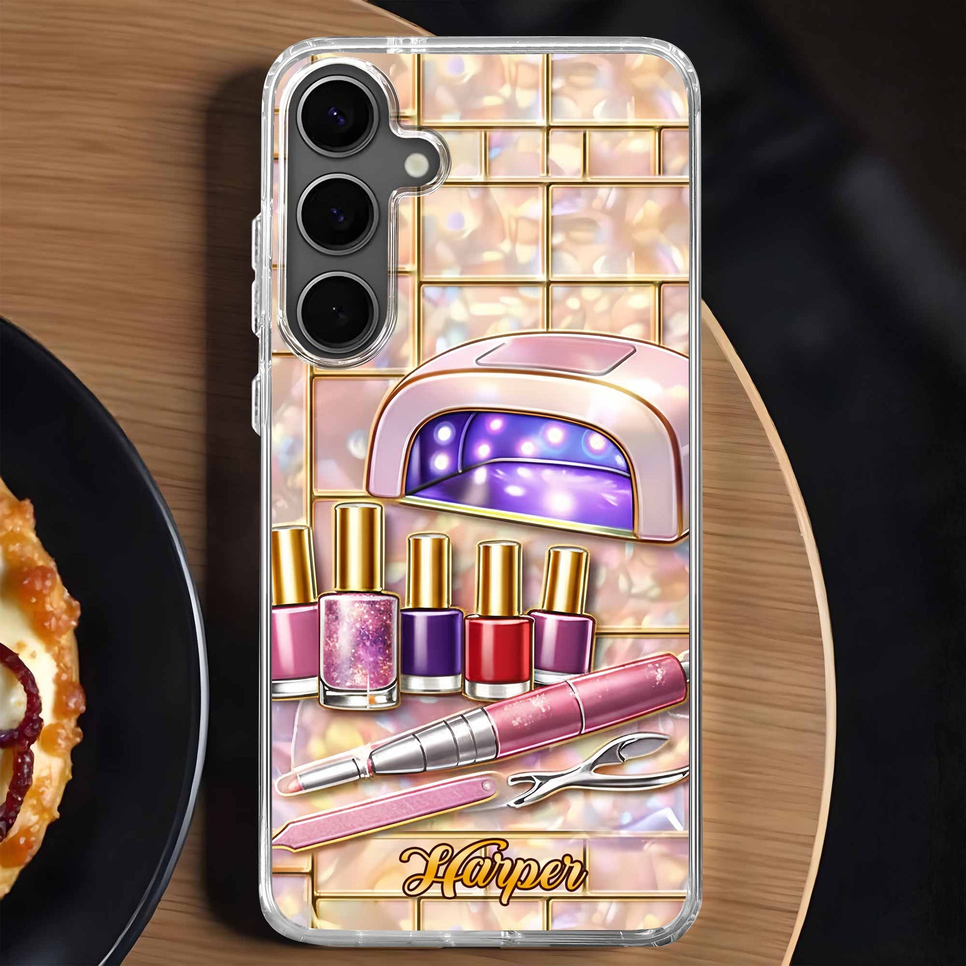 To My Beautiful Beauty Queen, Nail Polish And Lipstick Design