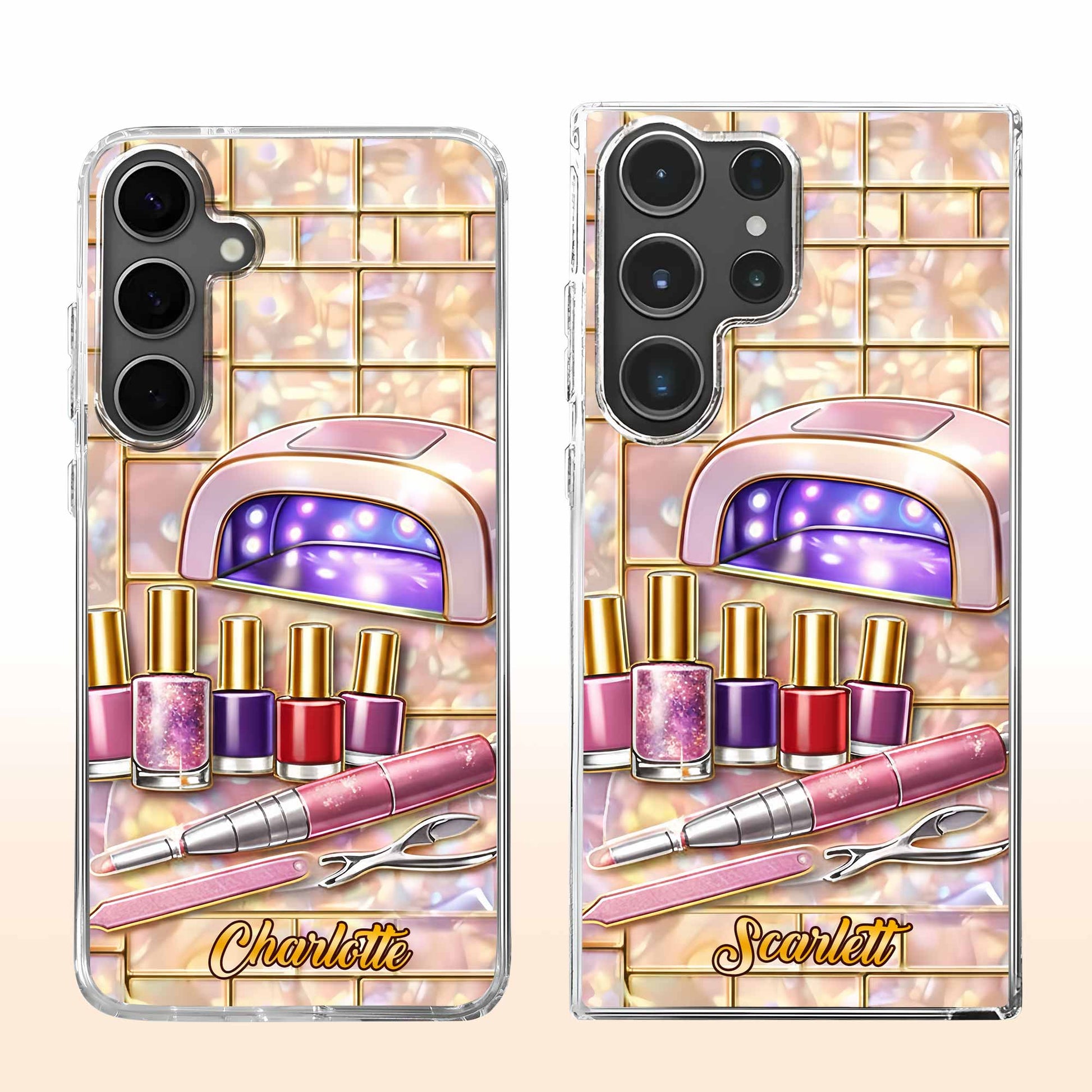 To My Beautiful Beauty Queen, Nail Polish And Lipstick Design