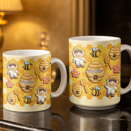 Celebrate A Special Bond With Bee And Honeycomb Design
