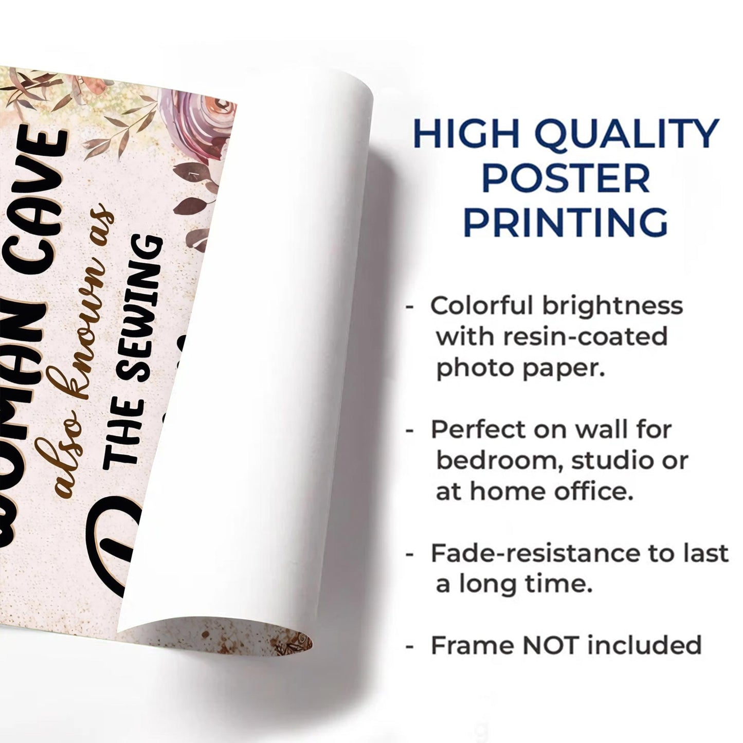 Welcome To My Woman Cave Also Known As The Sewing Room Floral Machine