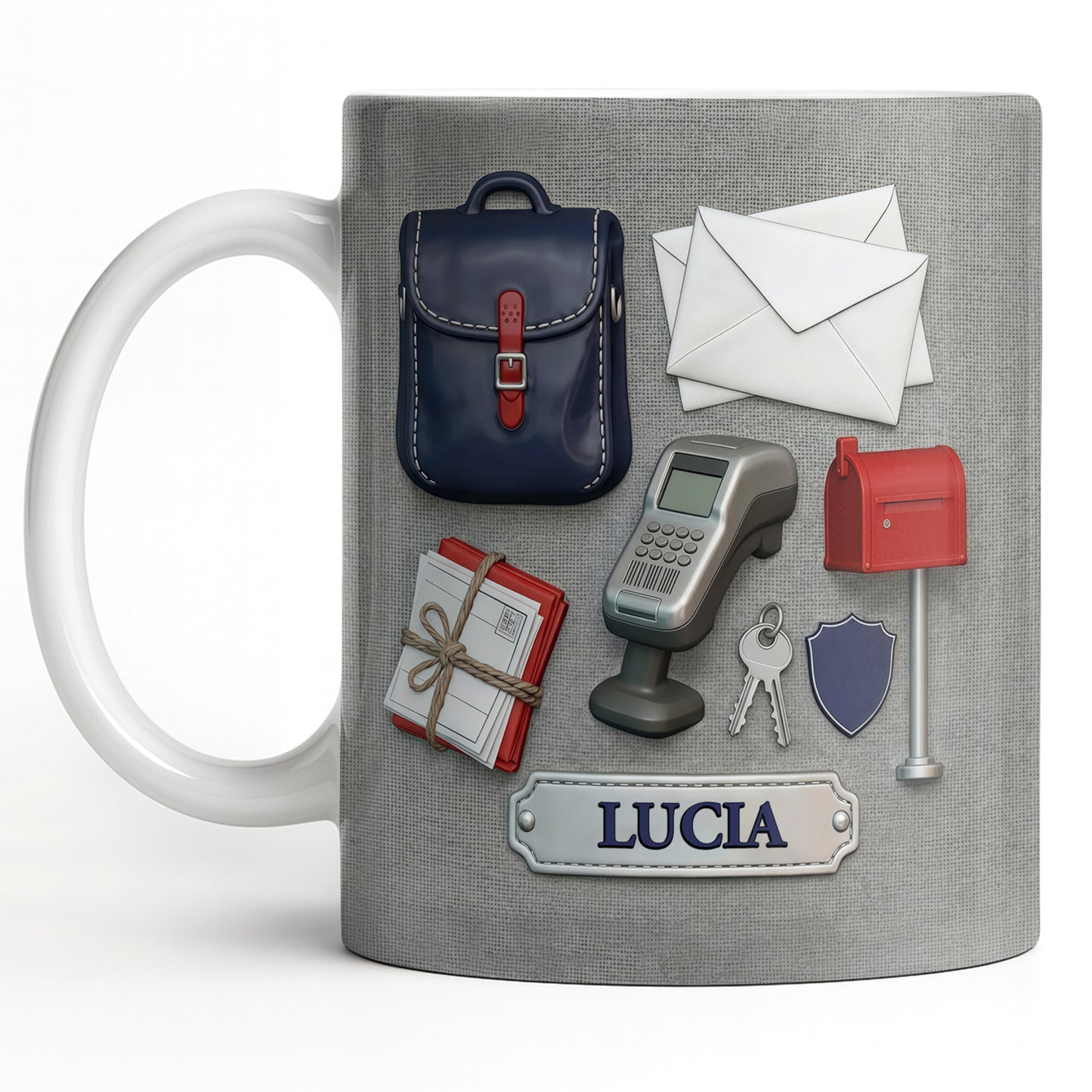 Postal Worker Essentials, Mail Bag And Scanner