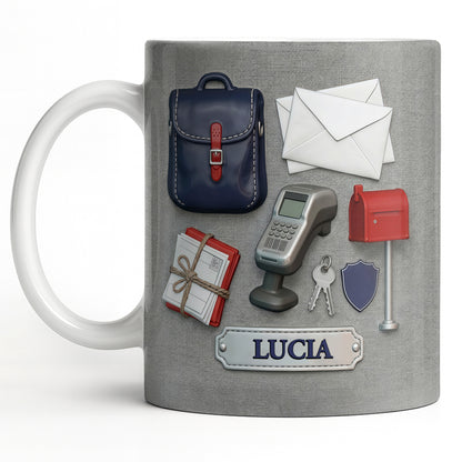 Postal Worker Essentials, Mail Bag And Scanner