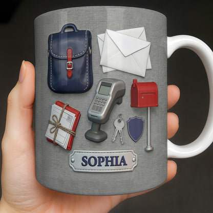 Postal Worker Essentials, Mail Bag And Scanner