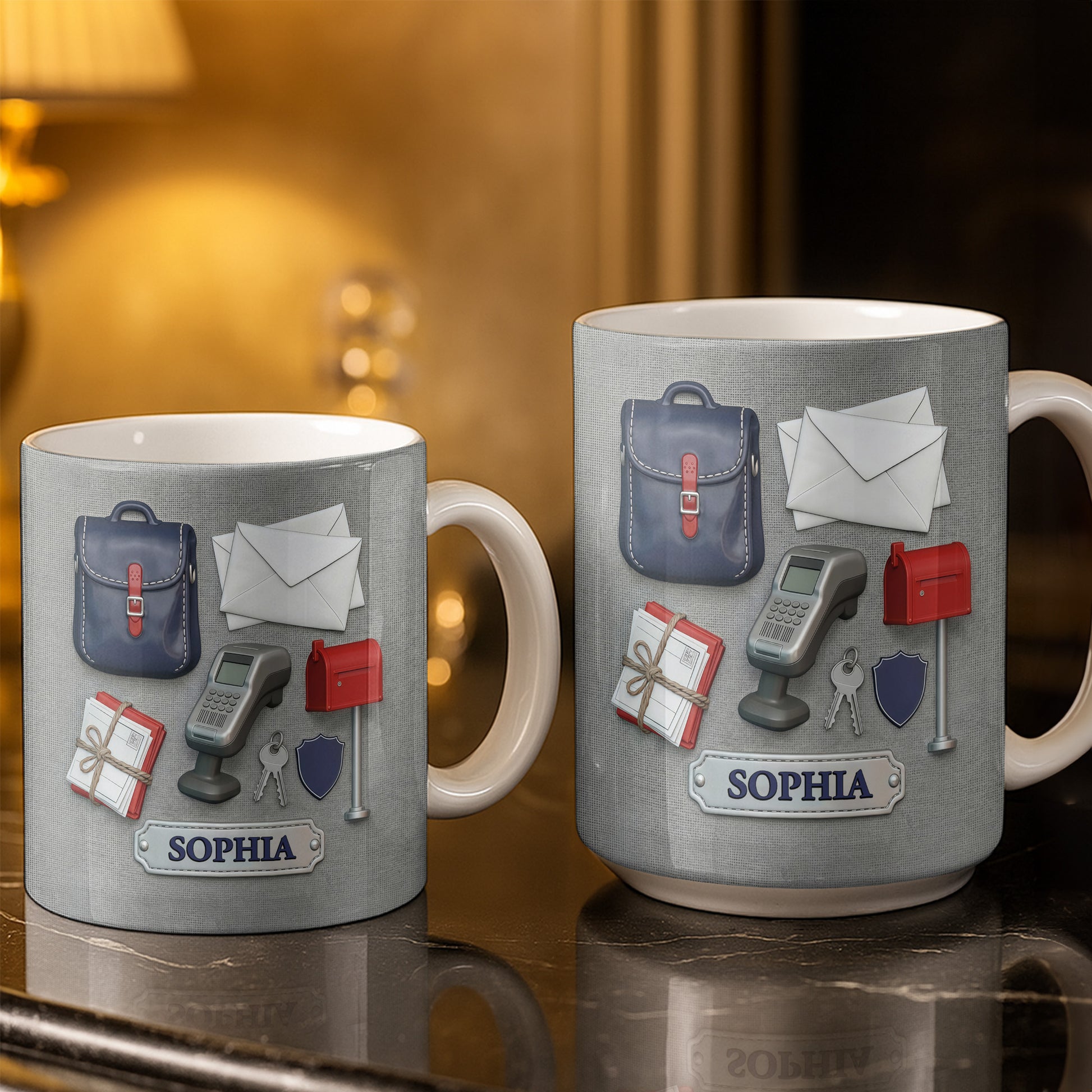 Postal Worker Essentials, Mail Bag And Scanner