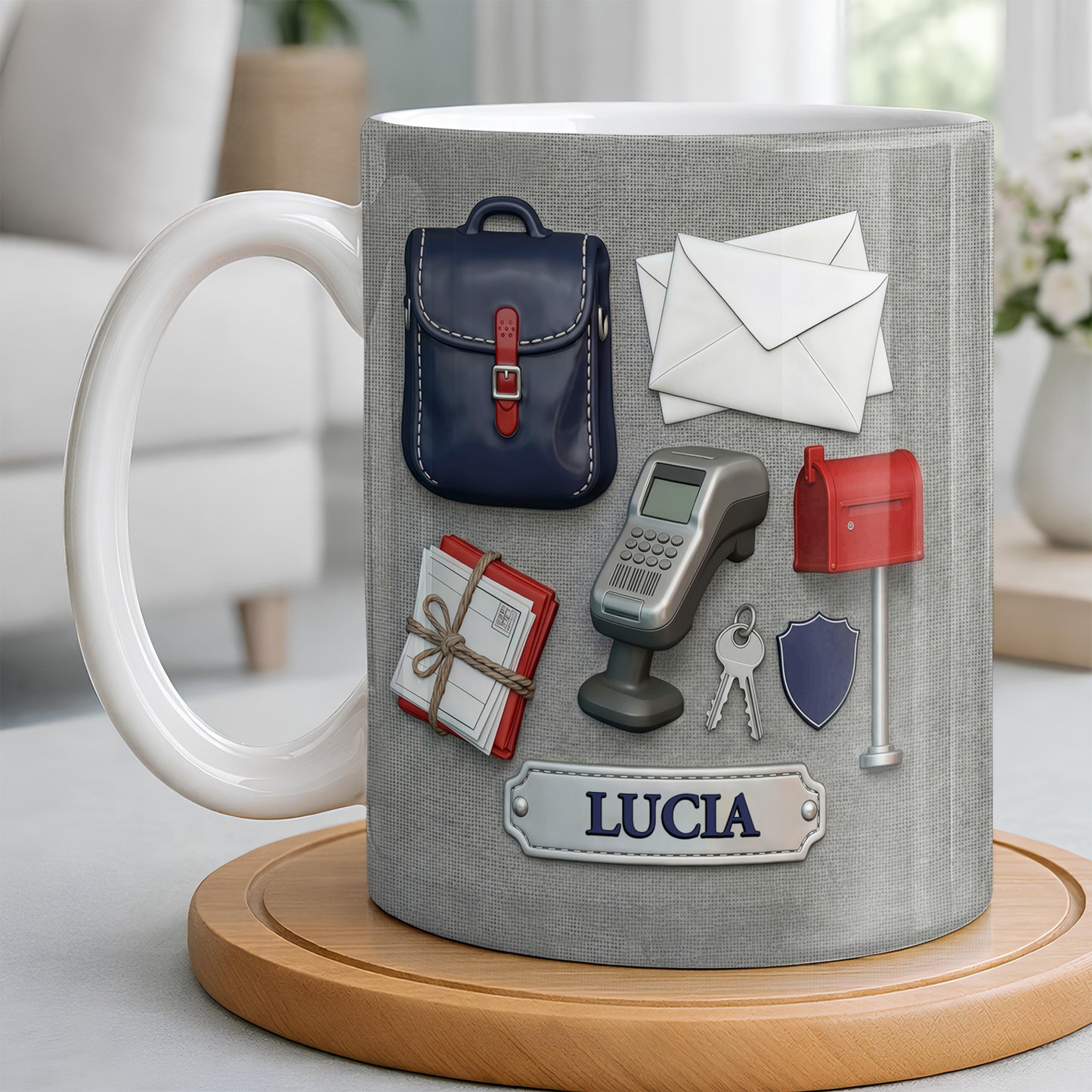 Postal Worker Essentials, Mail Bag And Scanner