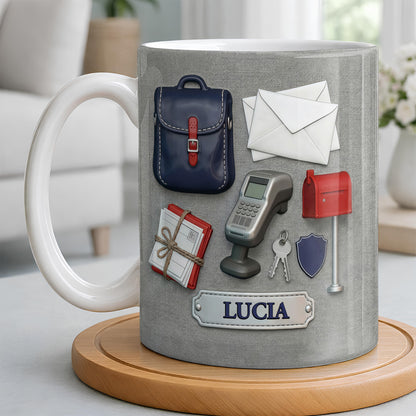 Postal Worker Essentials, Mail Bag And Scanner