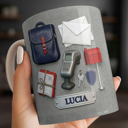 Postal Worker Essentials, Mail Bag And Scanner