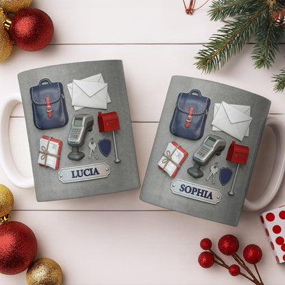 Postal Worker Essentials, Mail Bag And Scanner