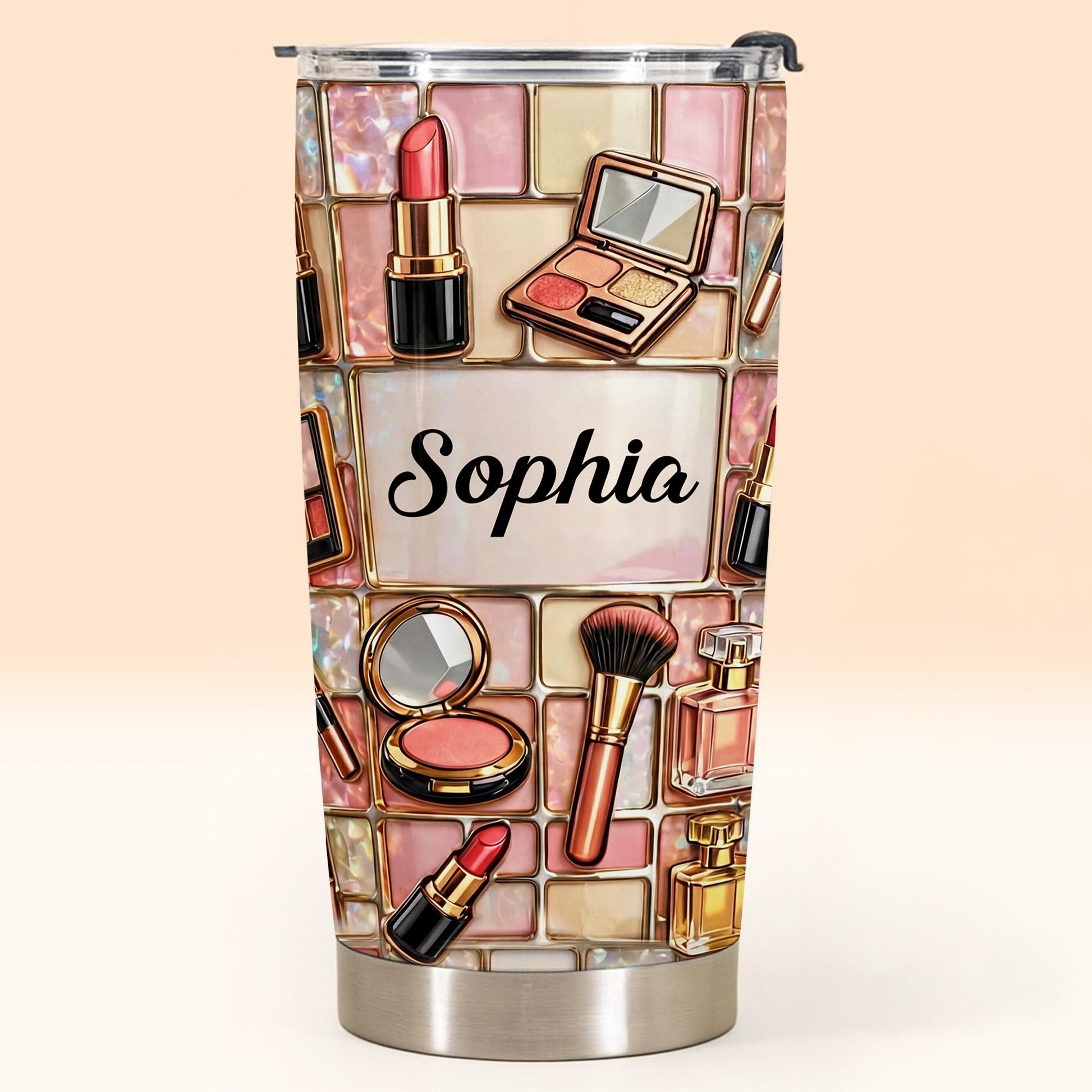 A Touch Of Glamour Makeup Kit With Lipstick And Brushes