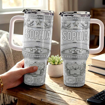 Craft Passion Excellence Chef Hat With Elegant Silver Stars