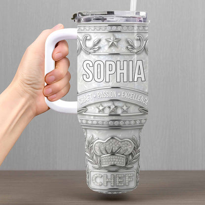 Craft Passion Excellence Chef Hat With Elegant Silver Stars