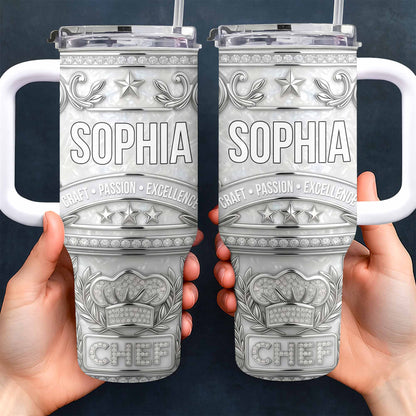 Craft Passion Excellence Chef Hat With Elegant Silver Stars