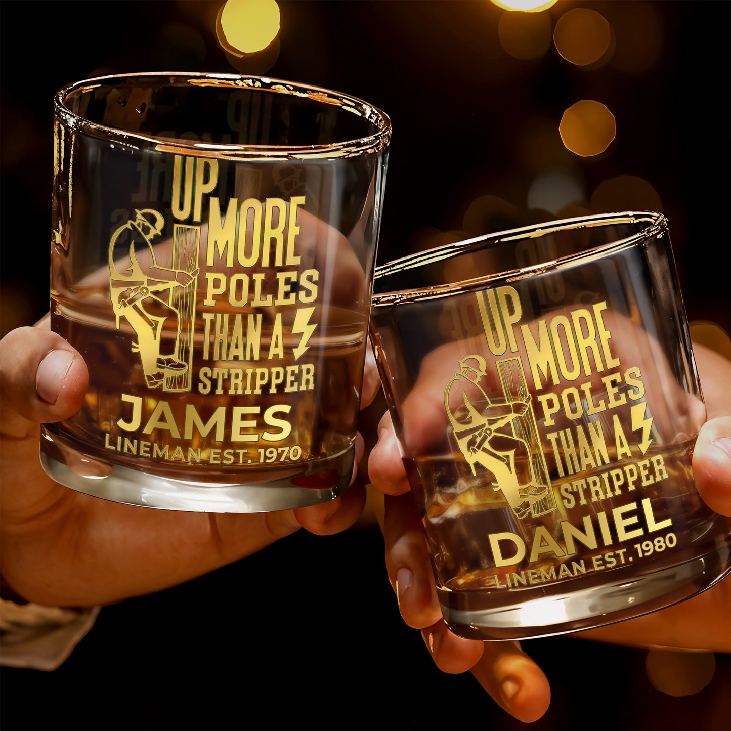 Up More Poles Than A Stripper Lineman Utility Worker