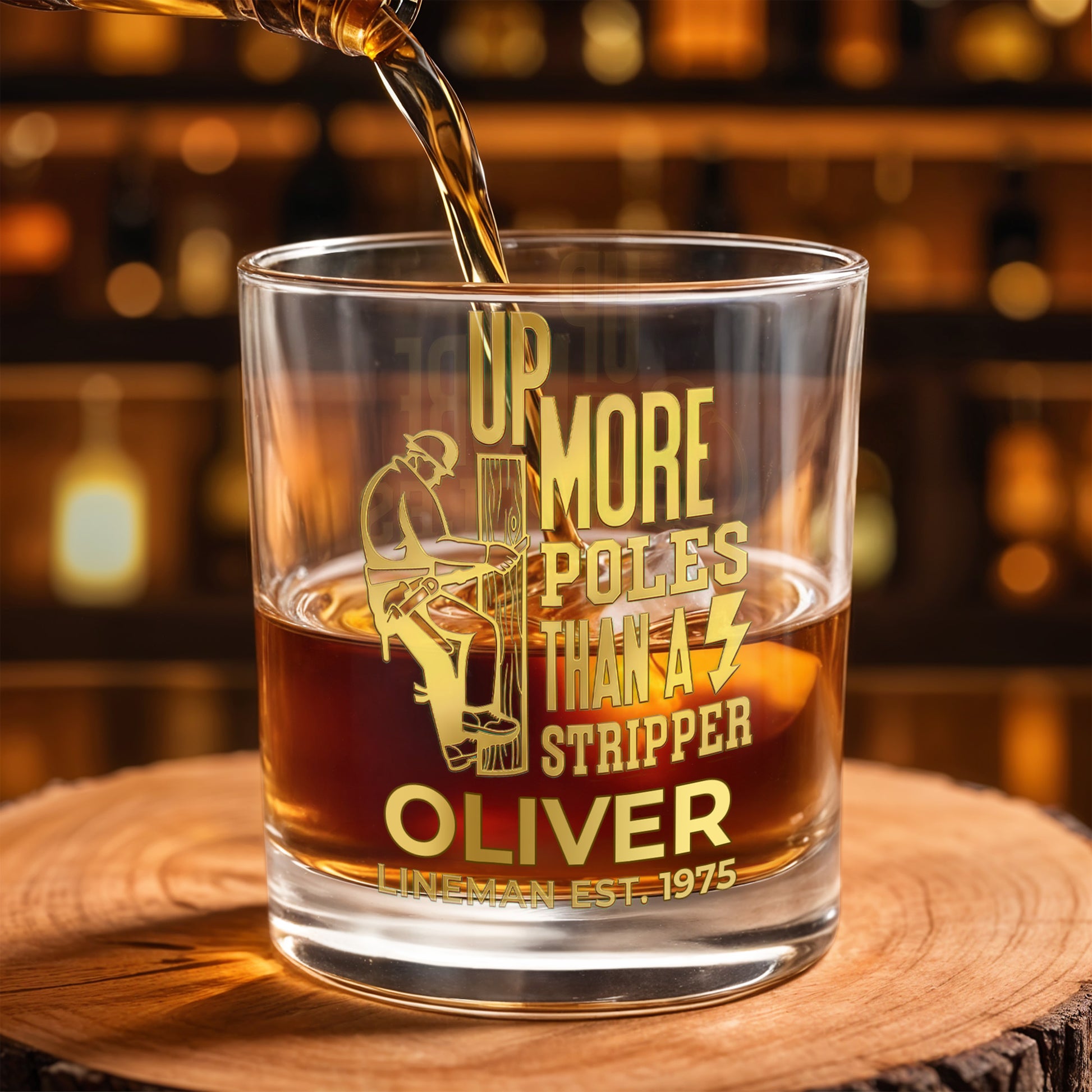 Up More Poles Than A Stripper Lineman Utility Worker