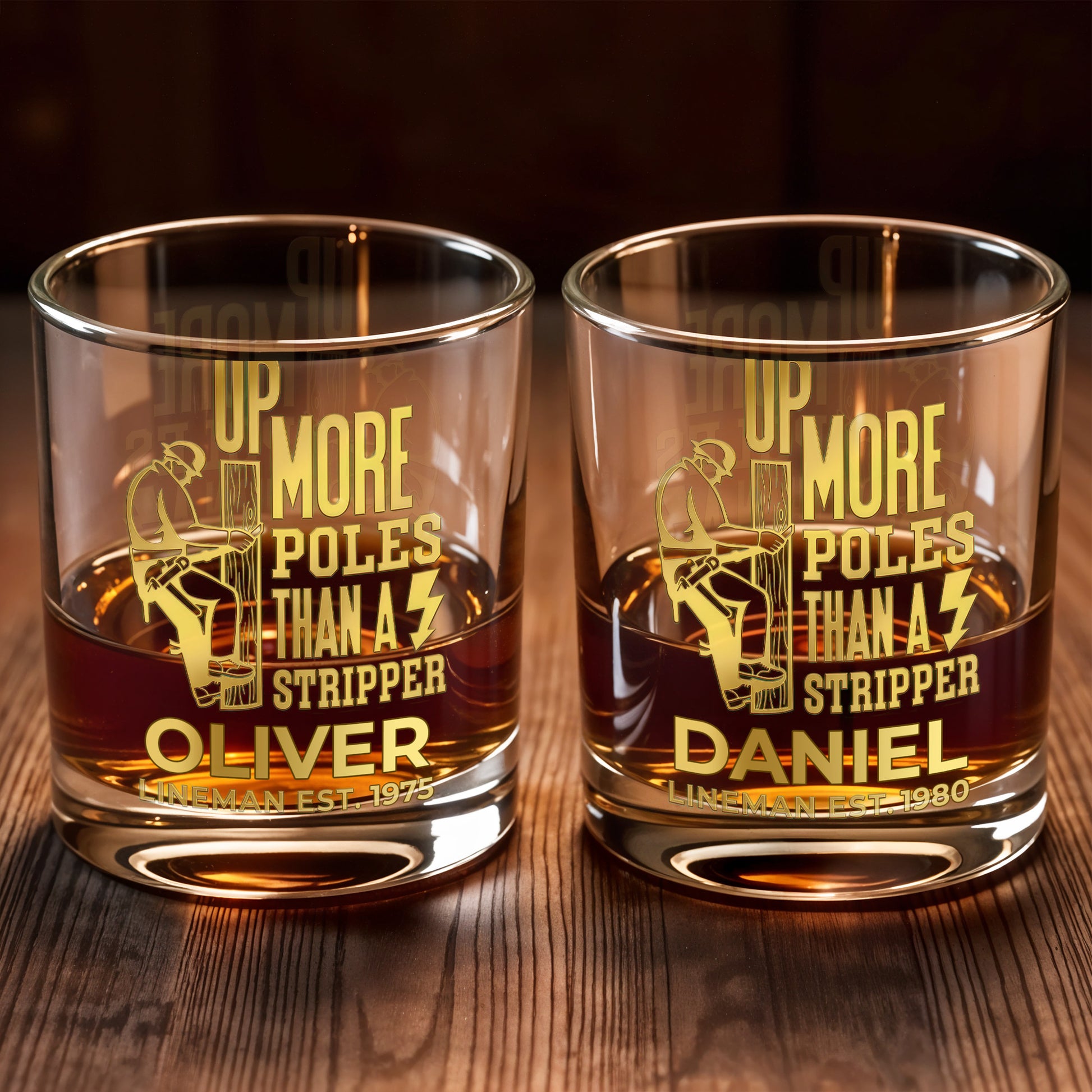 Up More Poles Than A Stripper Lineman Utility Worker