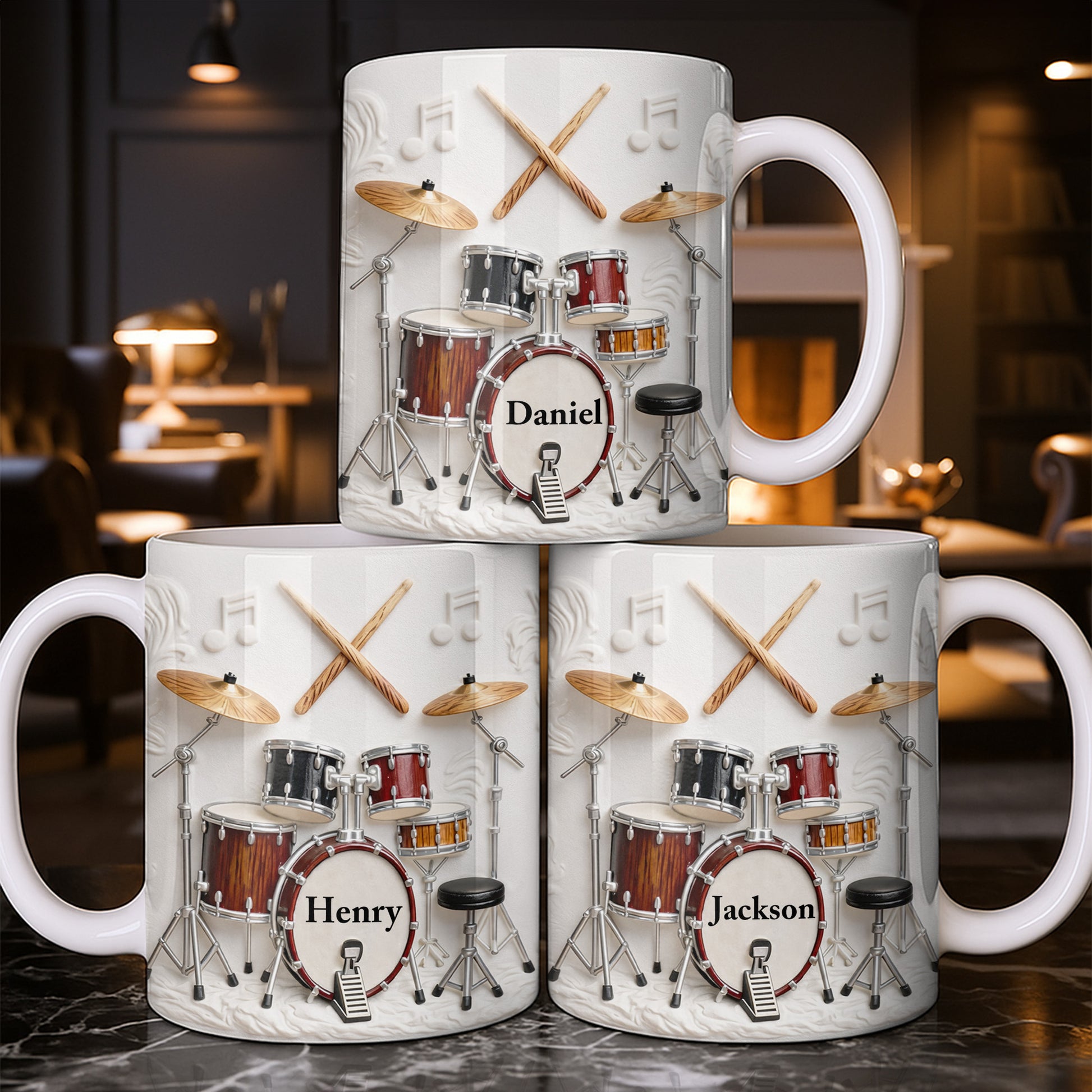 A Life Full Of Rhythm And Beats Drum Kit Set And Drumsticks