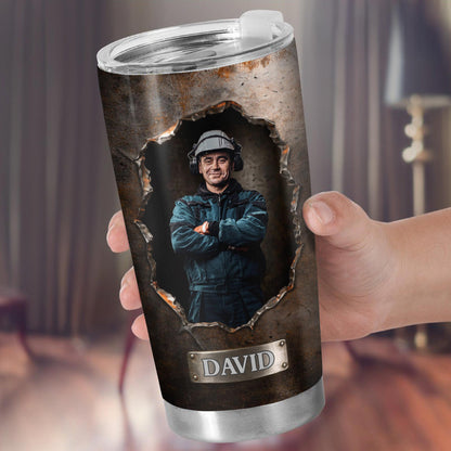 Hardworking Man With A Passion For Excellence Tools And Metal Texture