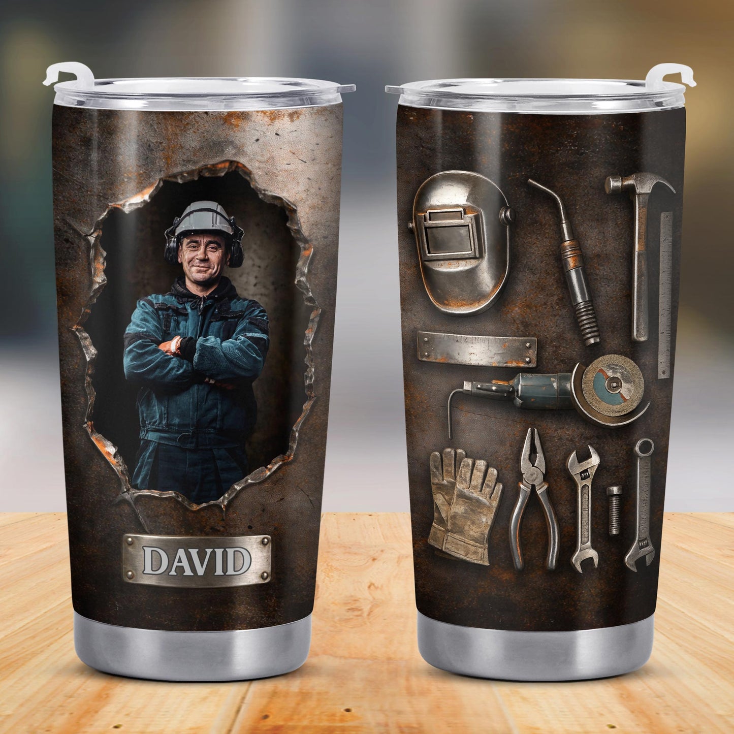 Hardworking Man With A Passion For Excellence Tools And Metal Texture